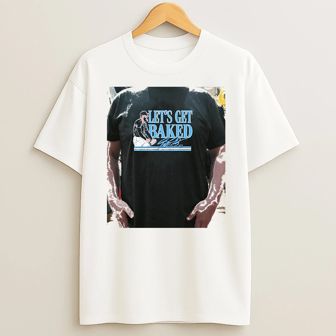 Officials Bryan Baker Tampa Bay Rays Lets Get Baked Signature Premium T Shirt Sweatshirt Hoodie