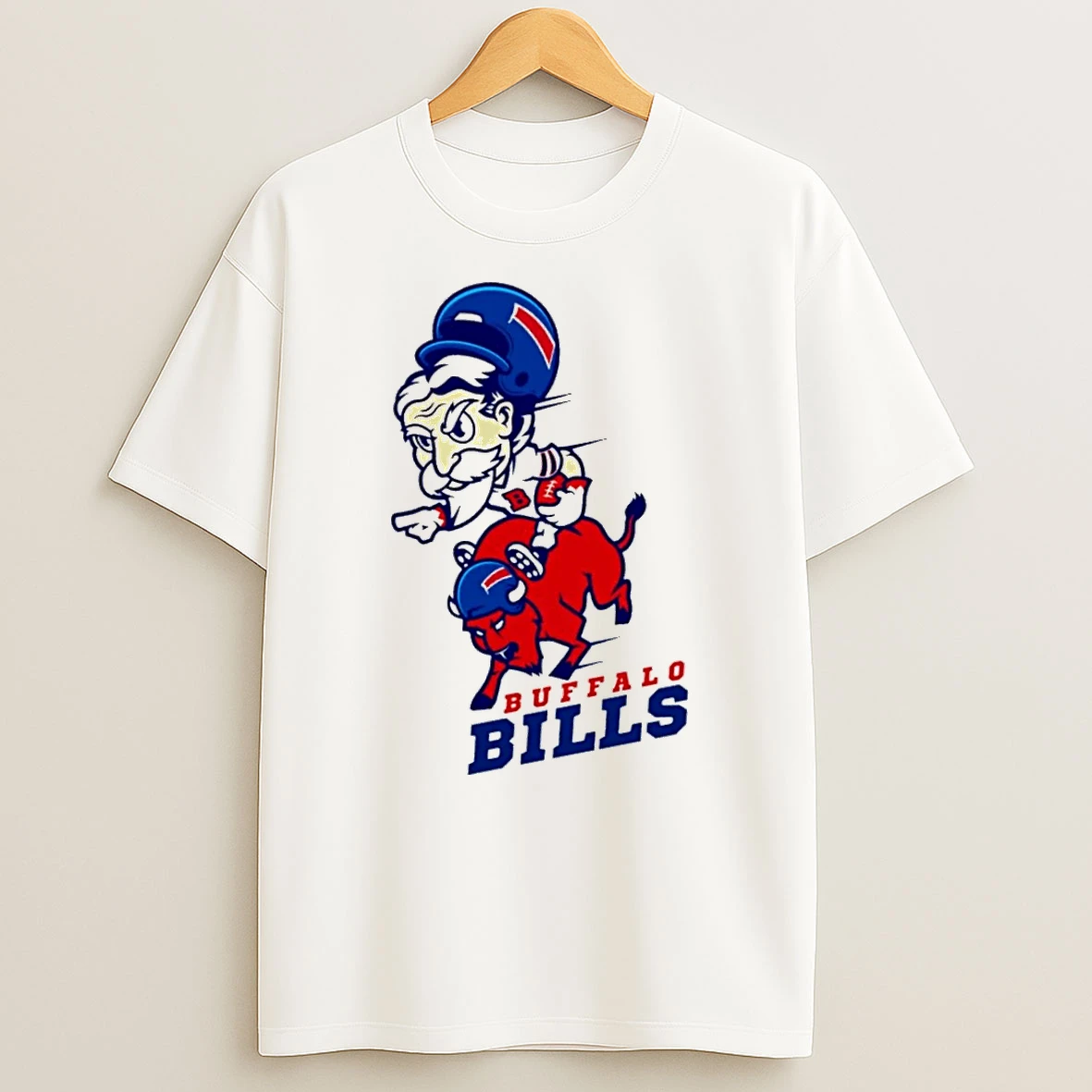 Officials Buffalo Bills Mascot Riding Buffalo Nfl T Shirt Sweatshirt