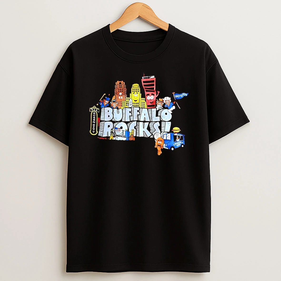 Officials Buffalo Rocks Buffalo Bills T Shirt Sweatshirt