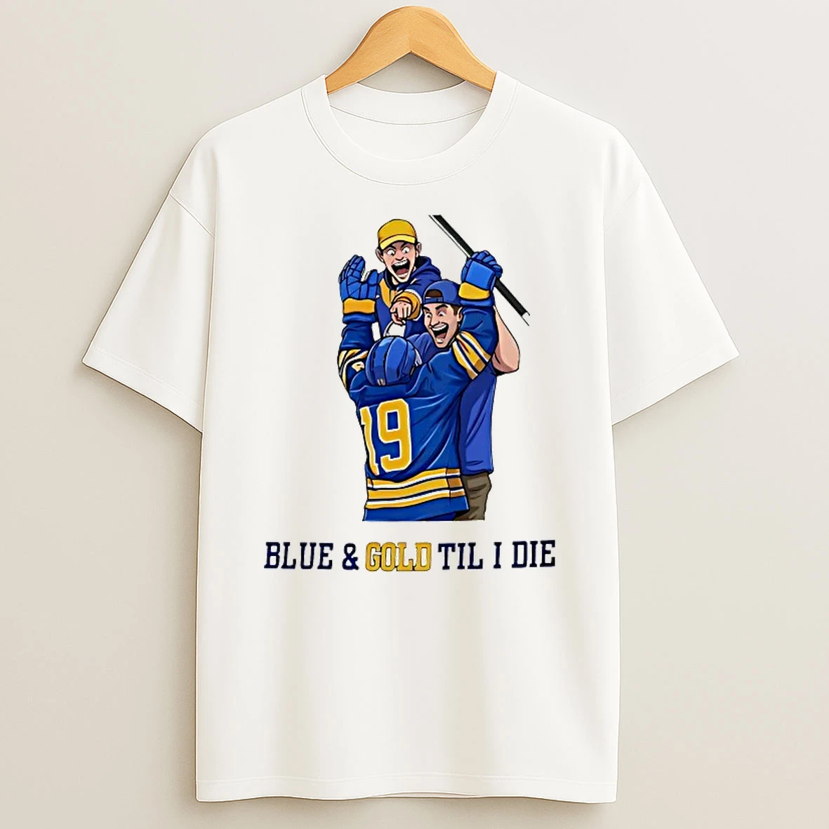 Officials Buffalo Sabres Bule And Gold Til I Die T Shirt Sweatshirt