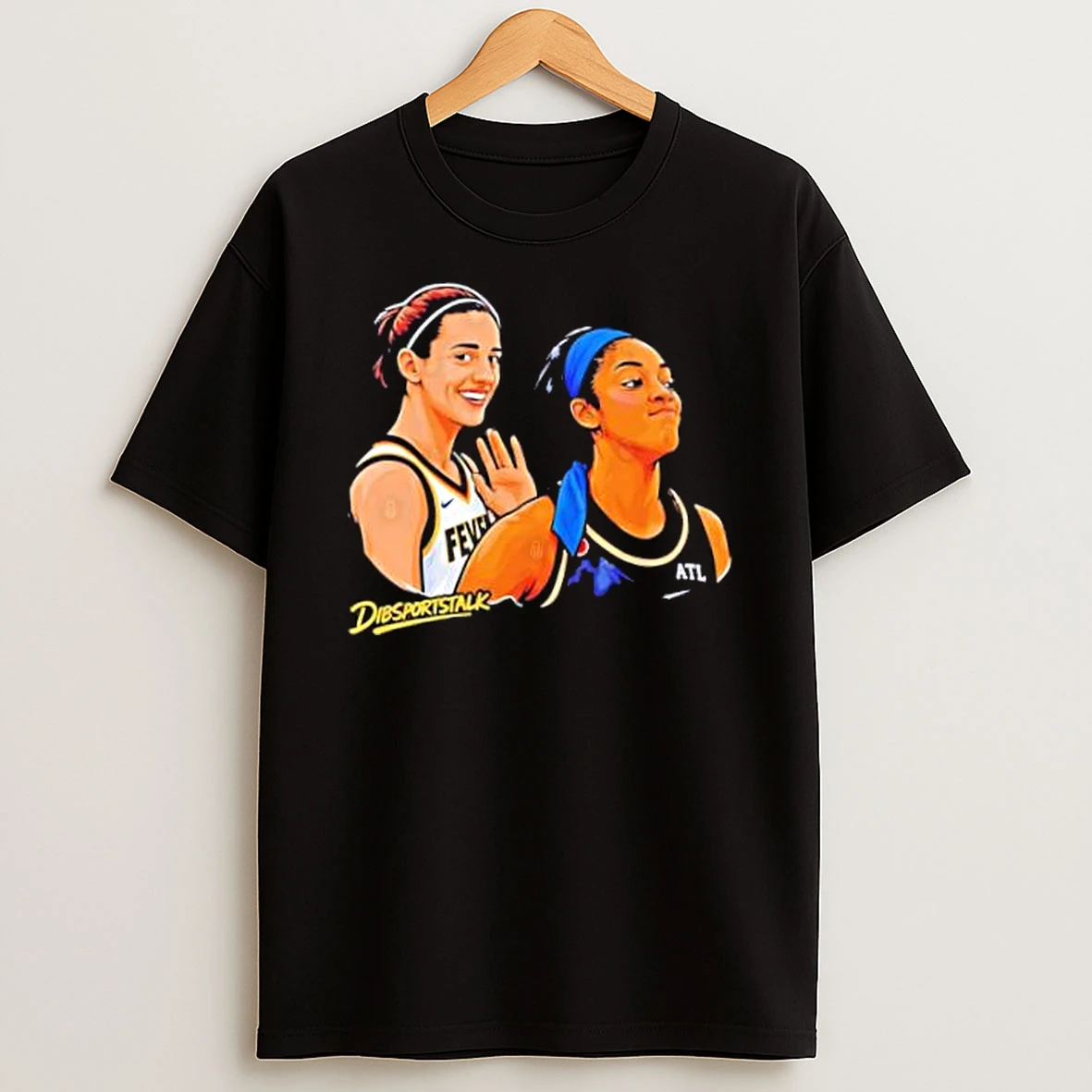 Officials Caitlin Clark Indiana Fever And Rhyne Howard Atlanta Dream Merch T Shirt Sweatshirt