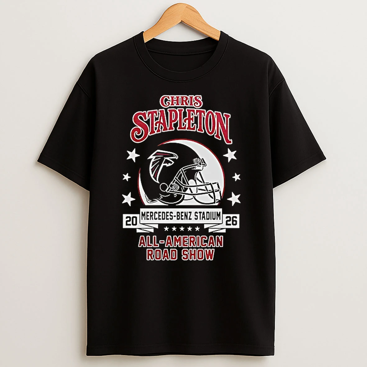 Officials Chris Stapleton Atlanta Falcons Mercedes Benz Stadium All American Road Show Tee T Shirt Sweatshirt