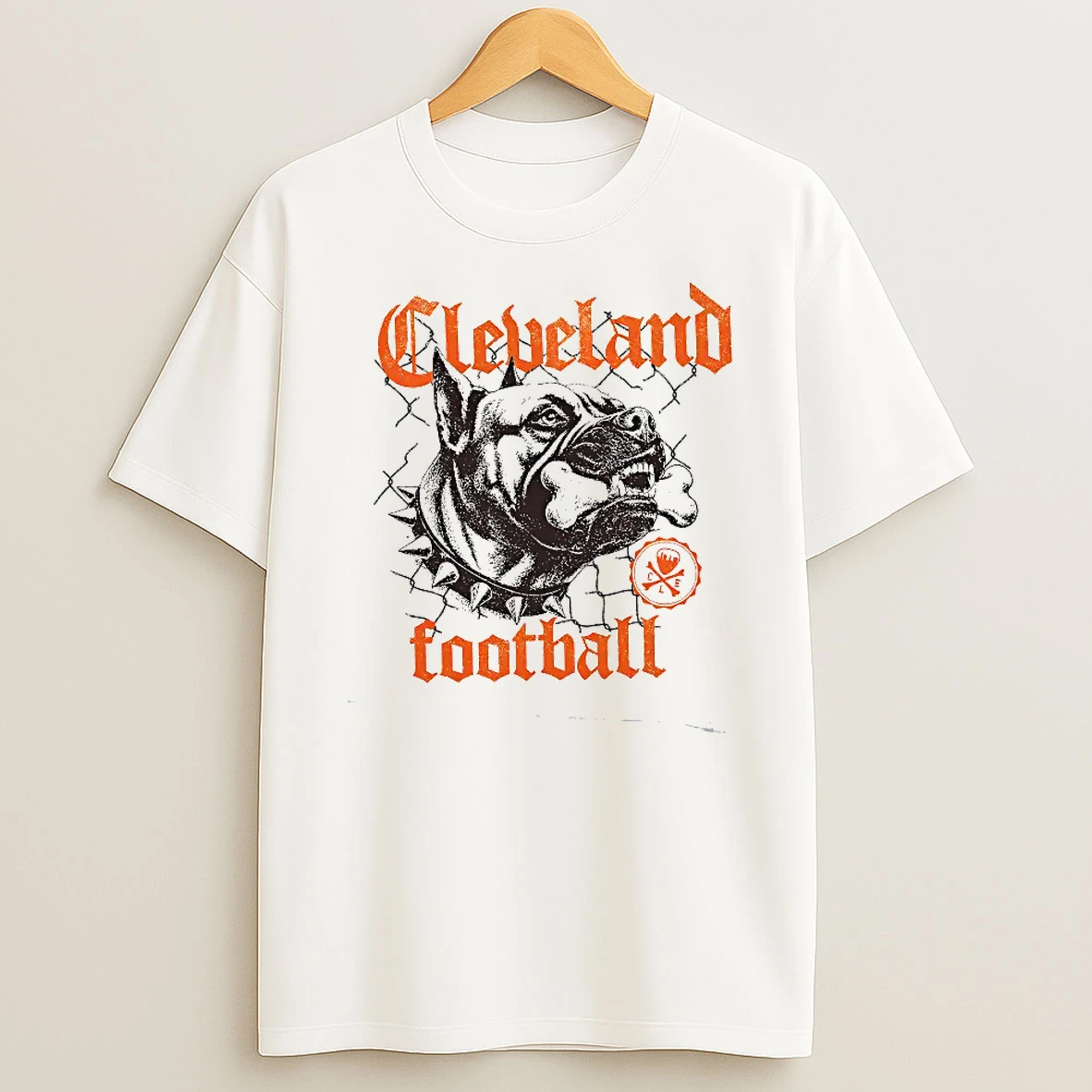 Officials Cleveland Browns Pitbull Dog Cleveland Football T Shirt Sweatshirt