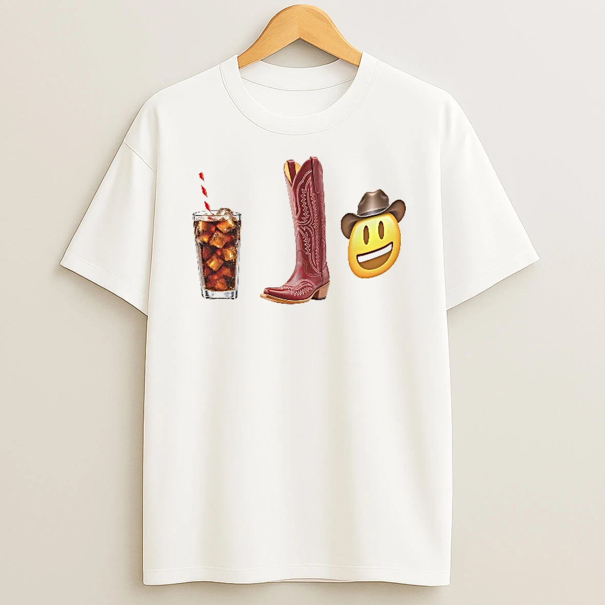 Officials Cola Boot Cowboy Emoji The Simple Things In Life Women T Shirt Sweatshirt