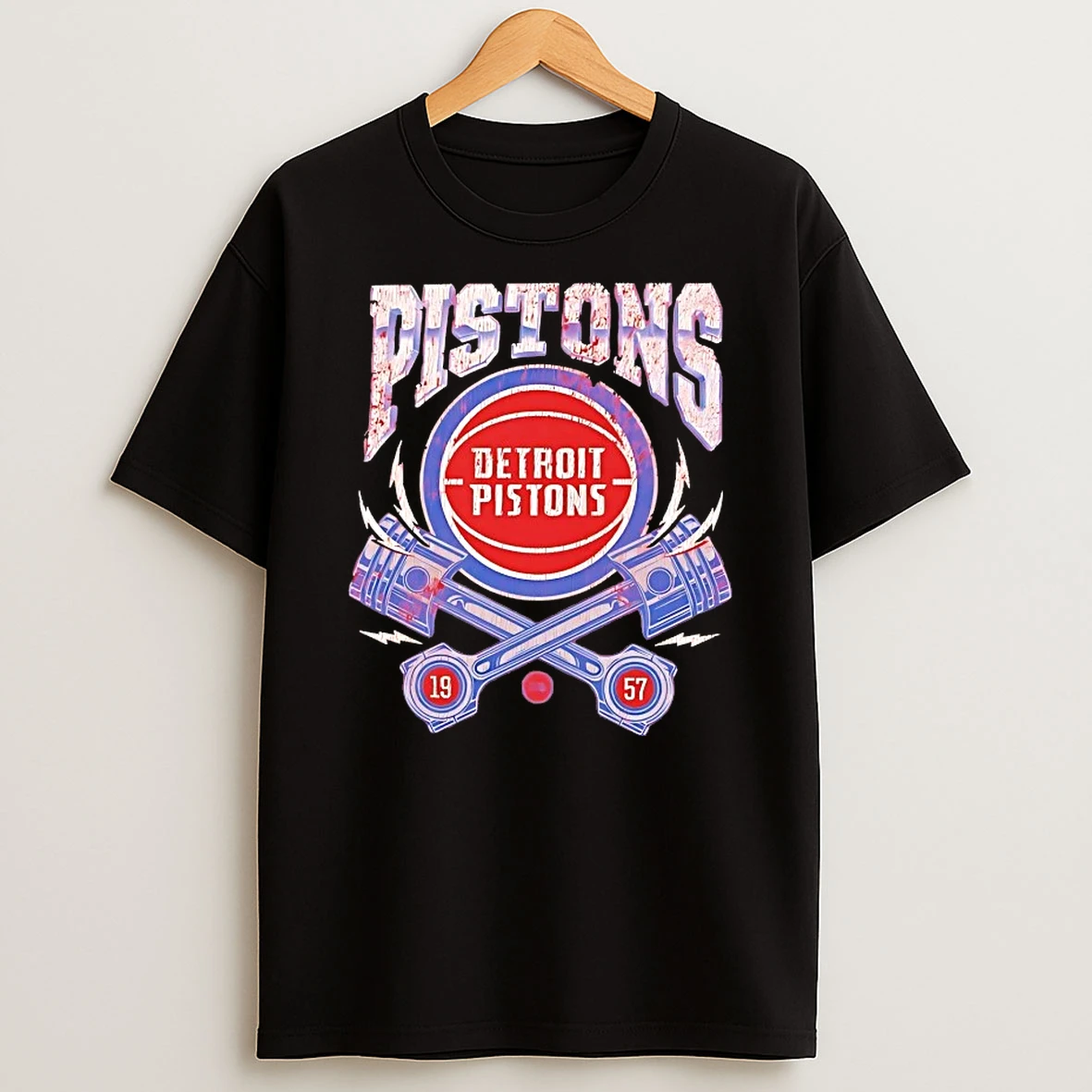 Officials Detroit Pistons Regional Foundation 1957 T Shirt Sweatshirt