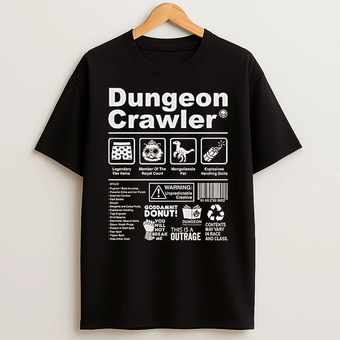 Officials Dungeon Crawler Legendary Tier Items Member Of The Royal Court Mongoliensis T Shirt Sweatshirt