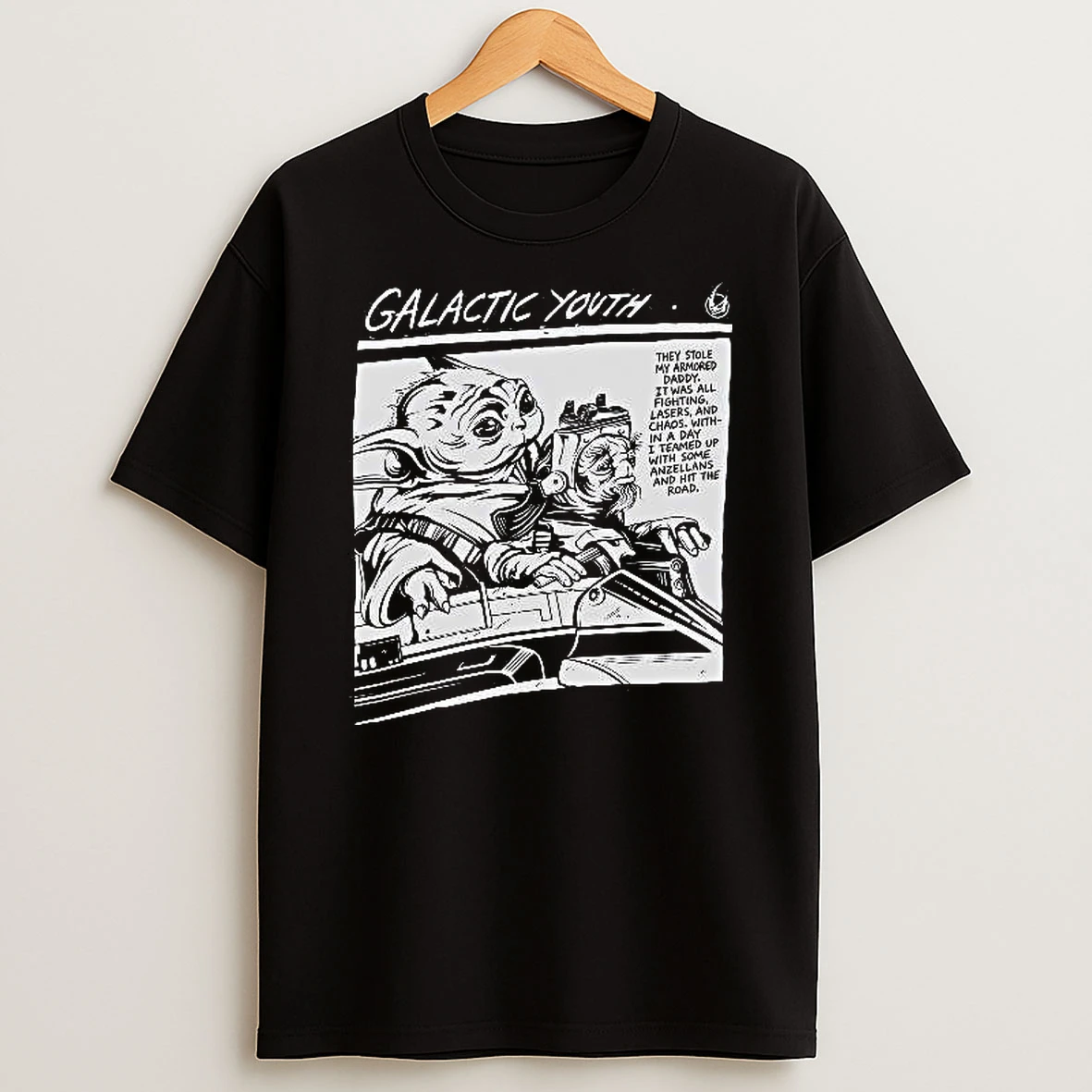 Officials Grogu And Babu Frik Star Wars Galactic Youth They Stole My Armored Daddy T Shirt Sweatshirt
