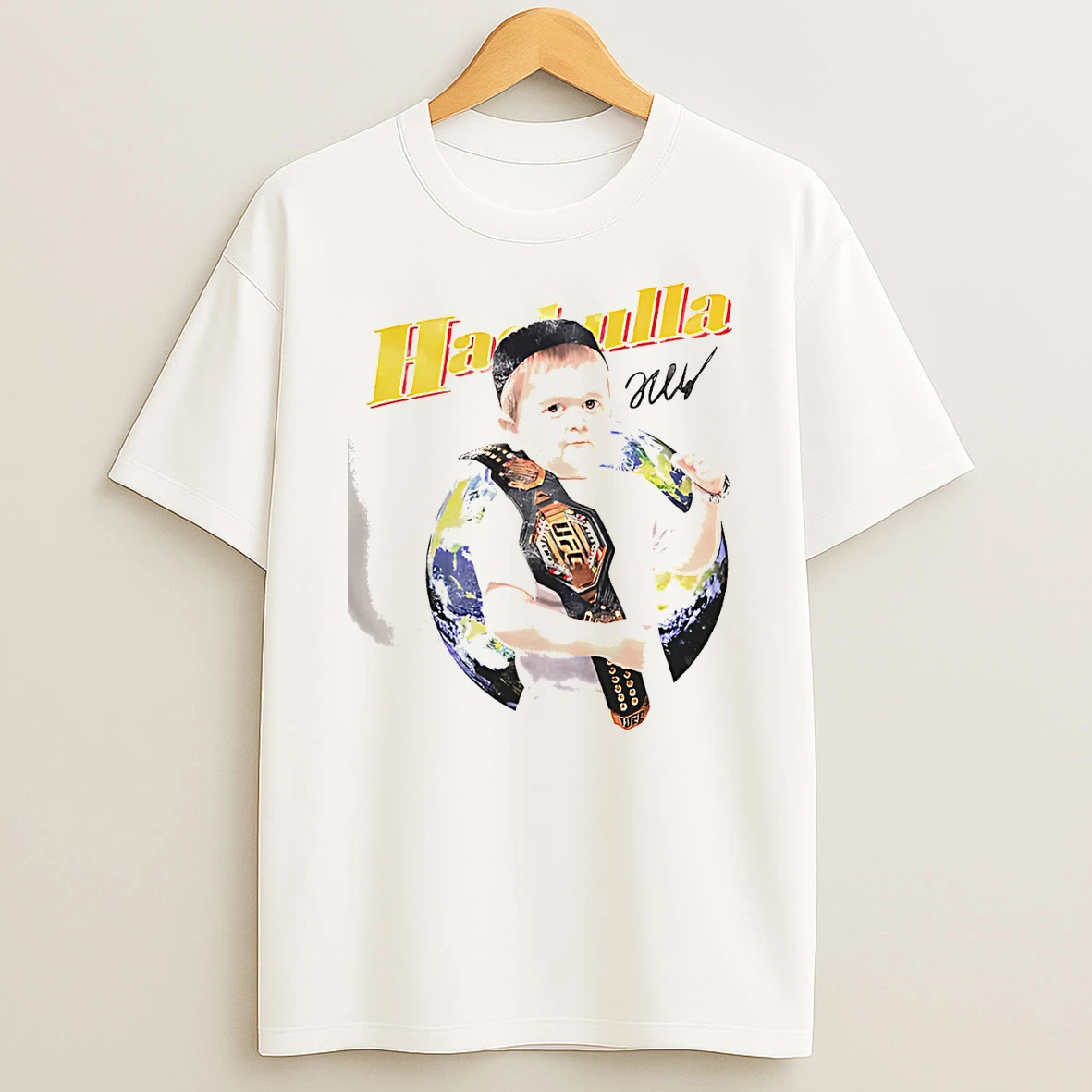Officials Hasbulla Magomedov Ufc Championship Belt Earth Orbit Graphic T Shirt Sweatshirt