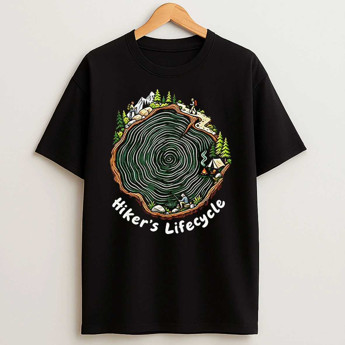 Officials Hikers Lifecycle Nature Woods Outdoors Hiking Camping Fishing Adventure T Shirt Sweatshirt