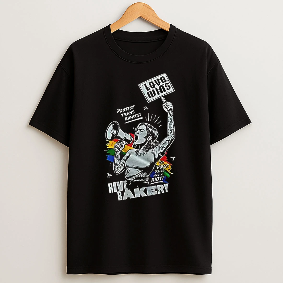 Officials Hive Bakery Love Wins Pride T Shirt Sweatshirt