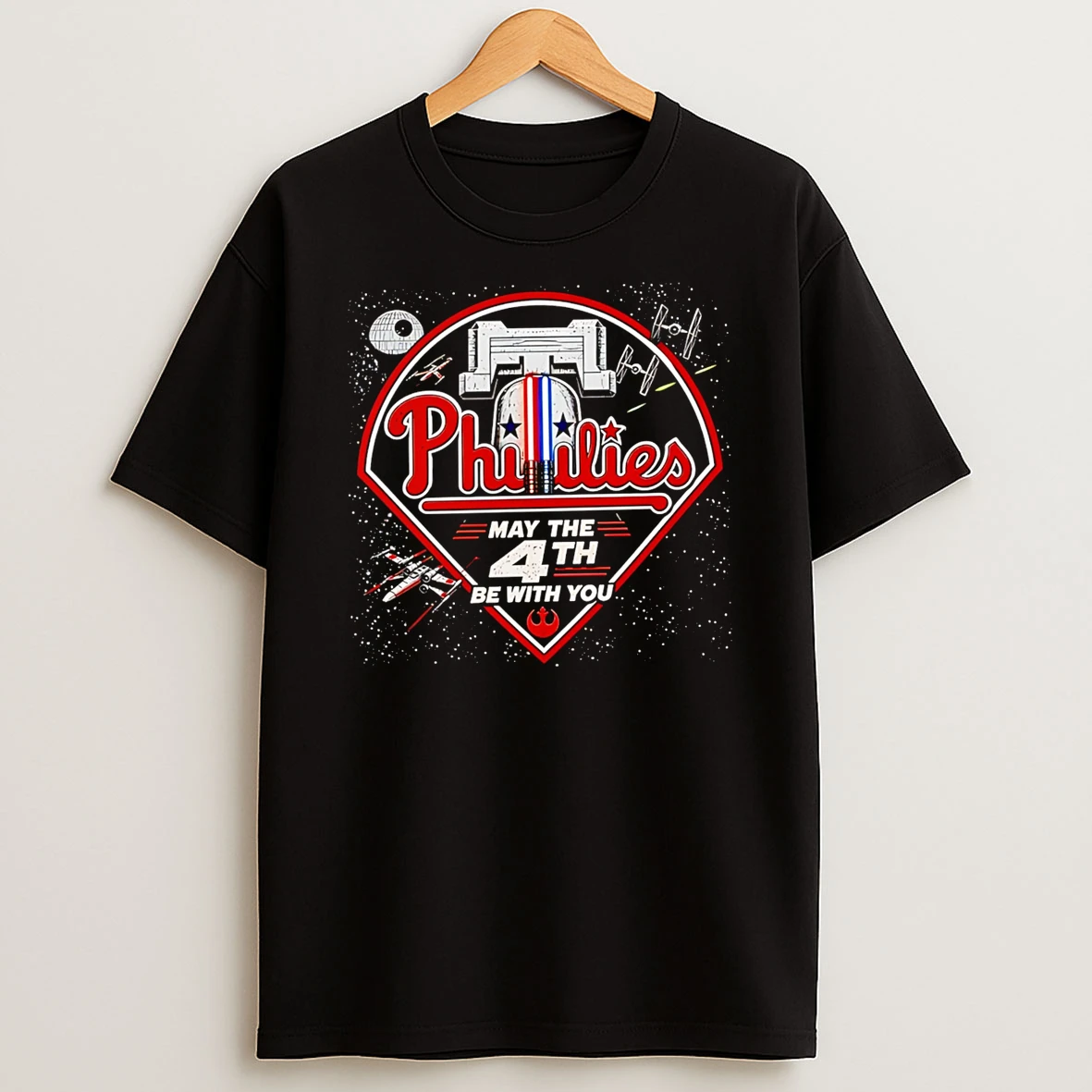 Officials Philies May The 4th Be With You Mlb Star Wars T Shirt Sweatshirt