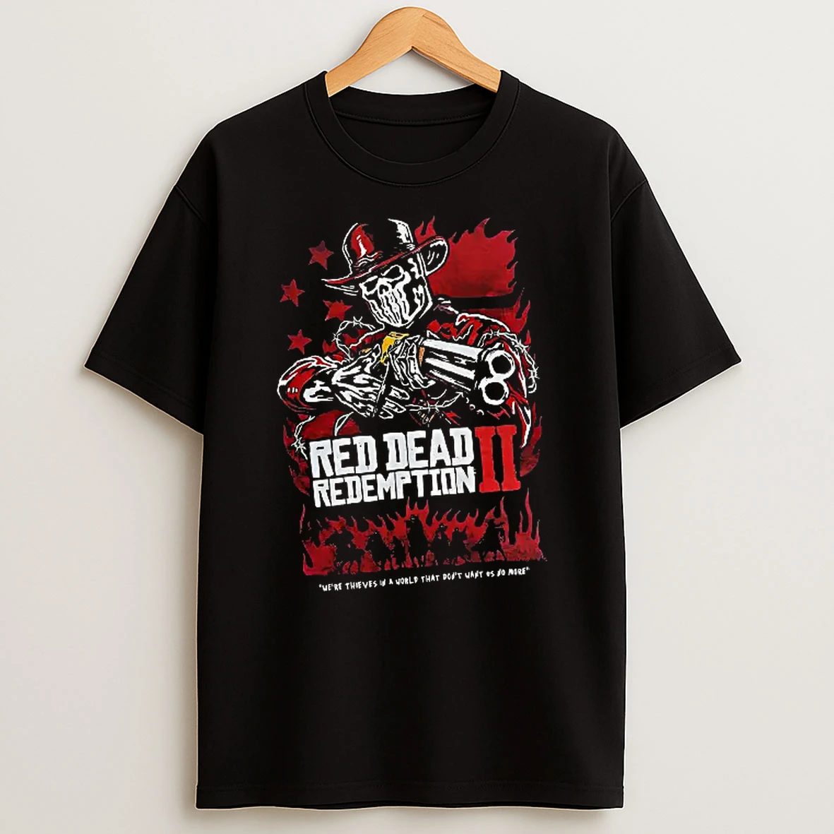 Officials Red Dead Redemption 2 Arthur Morgan Skull Outlaw Western Game Quote Women T Shirt Sweatshirt