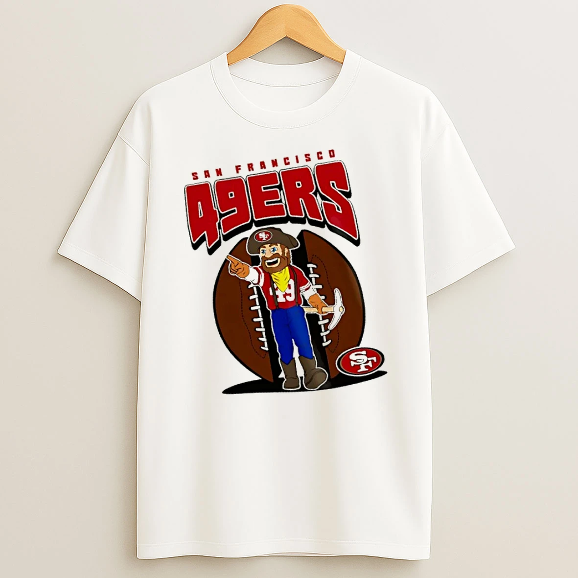 Officials San Francisco 49ers Nfl 2026 Mascot Mania T Shirt Sweatshirt
