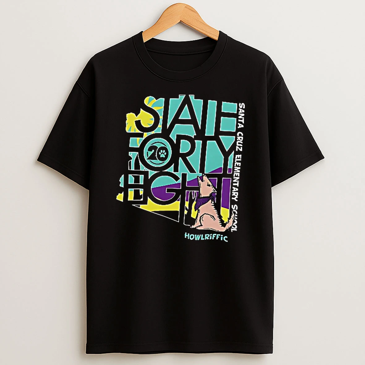 Officials Santa Cruz Elementary School State Forty Eight Howlrific T Shirt Sweatshirt