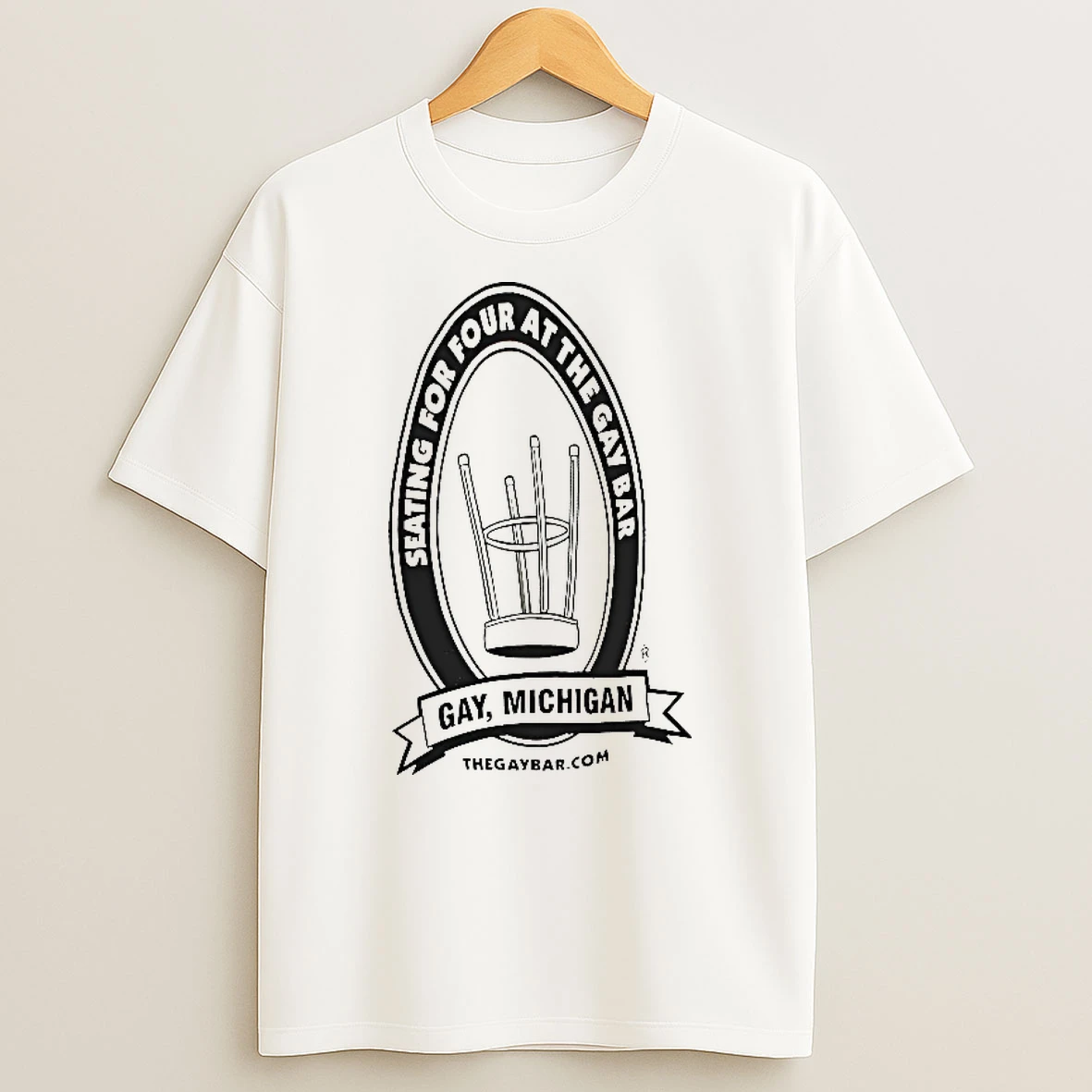 Officials Seating For Four At The Gay Bar Gay Michigan Thegaybar Women T Shirt Sweatshirt