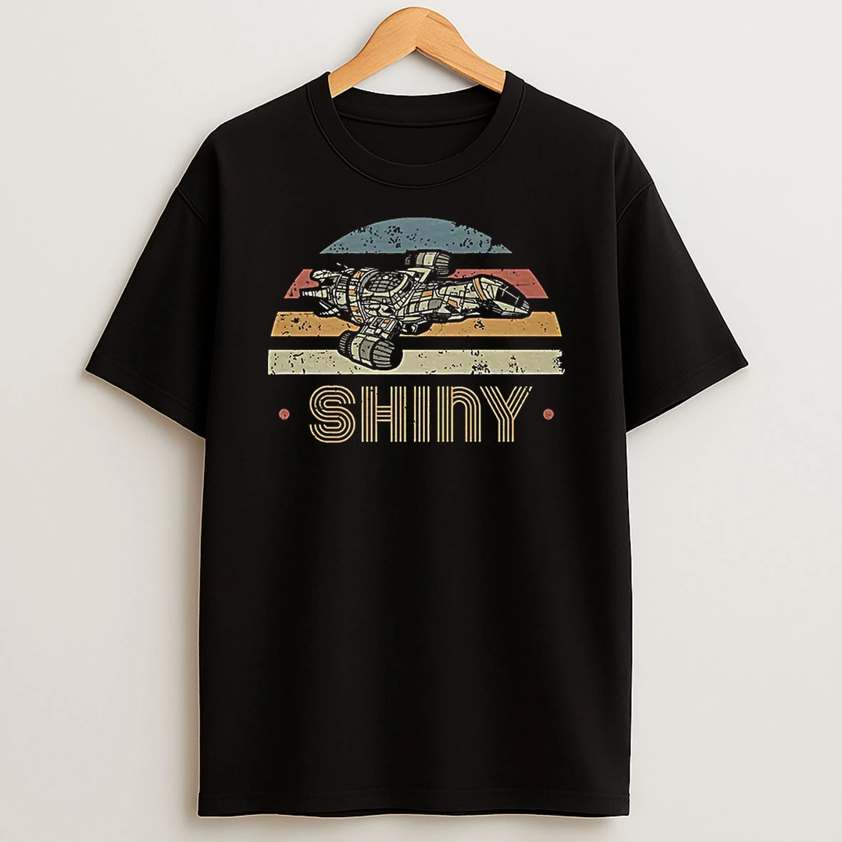 Officials Serenity Spaceship Firefly Shiny Vintage Tee T Shirt Sweatshirt