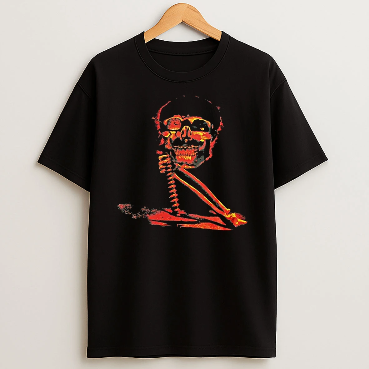 Officials Skull Clock Screw Skeleton Bones Surrealism T Shirt Sweatshirt