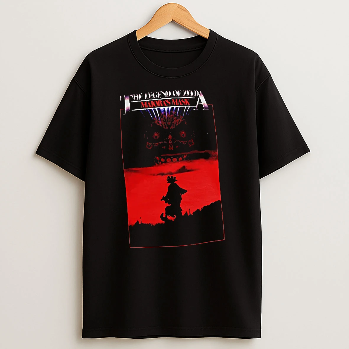 Officials Skull Kid The Legend Of Zelda Majoras Mask Red Moon Silhouette Video Game Women T Shirt Sweatshirt