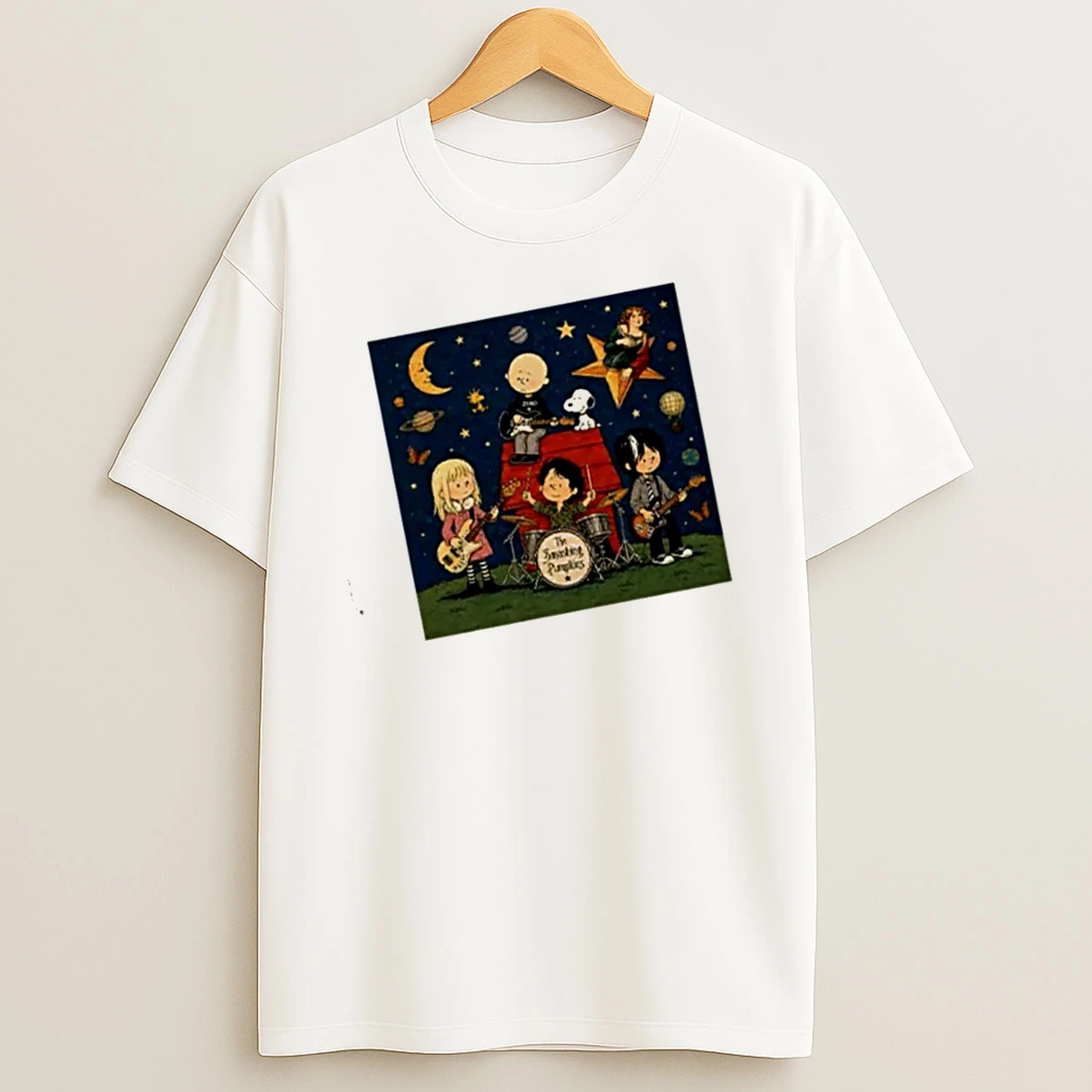 Officials Smashing Pumpkins Mellon Collie Peanuts T Shirt Sweatshirt