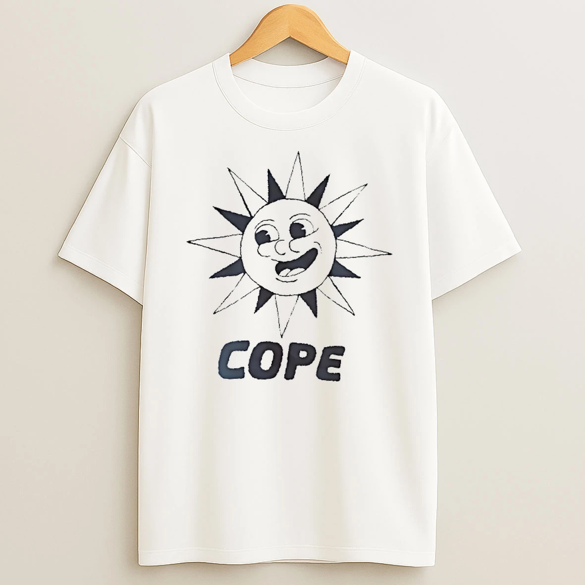 Officials Smiling Sun Character Face With Cope T Shirt Sweatshirt