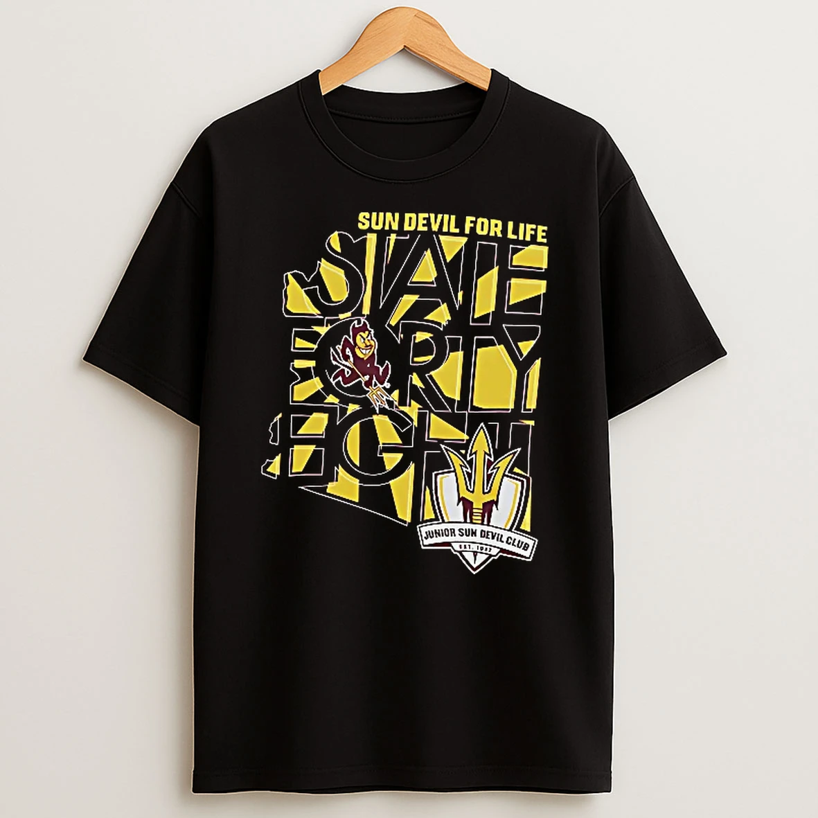 Officials Sparky The Sun Devil Arizona State University Sun Devil For Life State Forty Eight T Shirt Sweatshirt