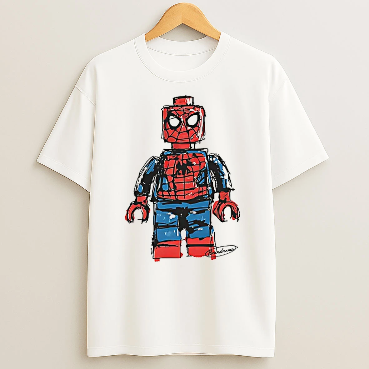 Officials Spider Man Marvel Lego Character Brandname Tee T Shirt Sweatshirt