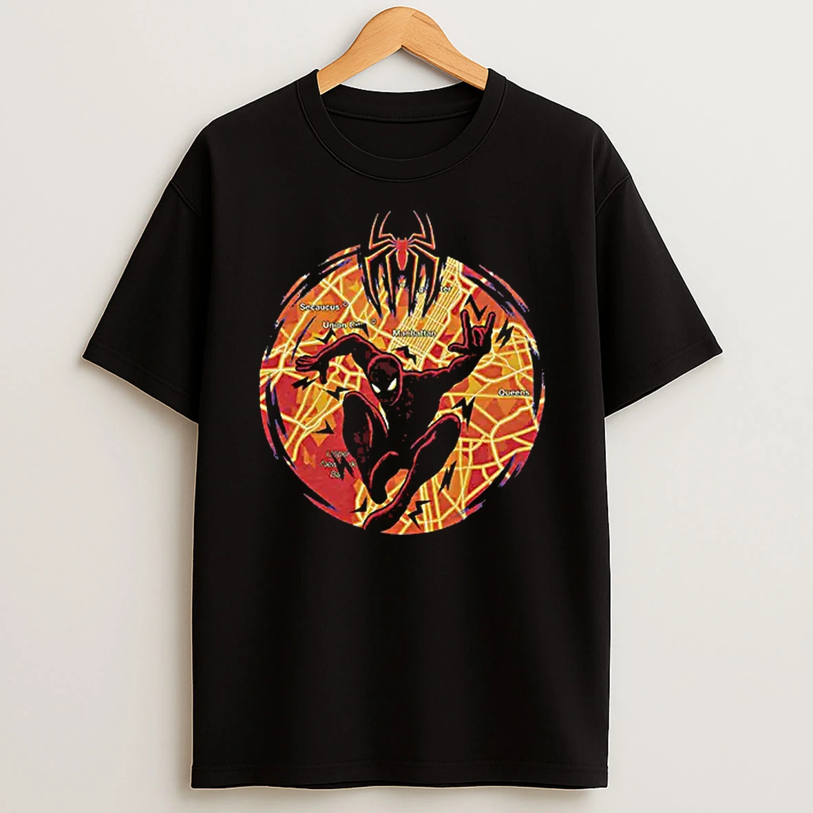 Officials Spider Man Marvel New York City Secaucus Union City Manhattan Queens Upper Bay T Shirt Sweatshirt