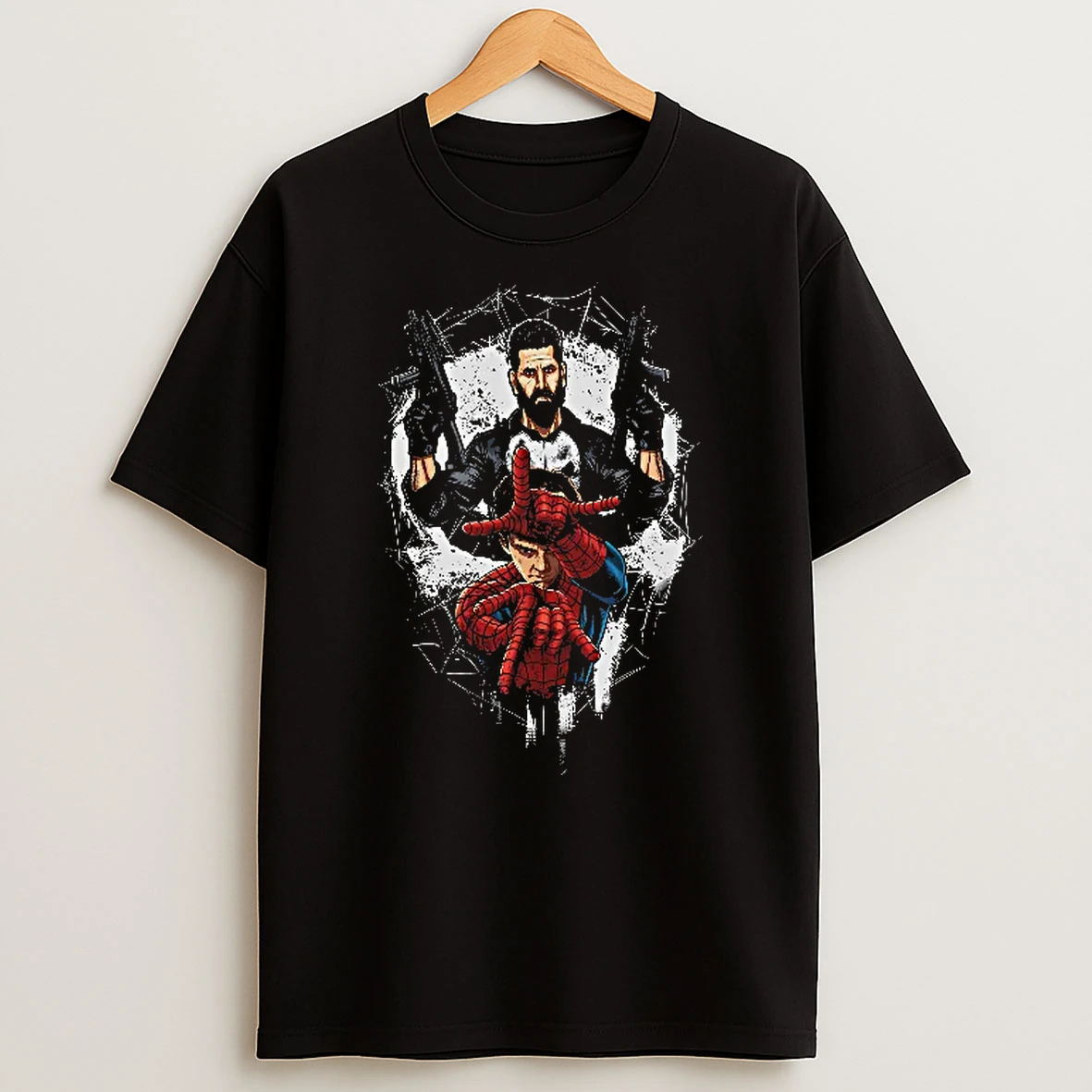 Officials Spider Man And The Punisher Marvel Comics T Shirt Sweatshirt