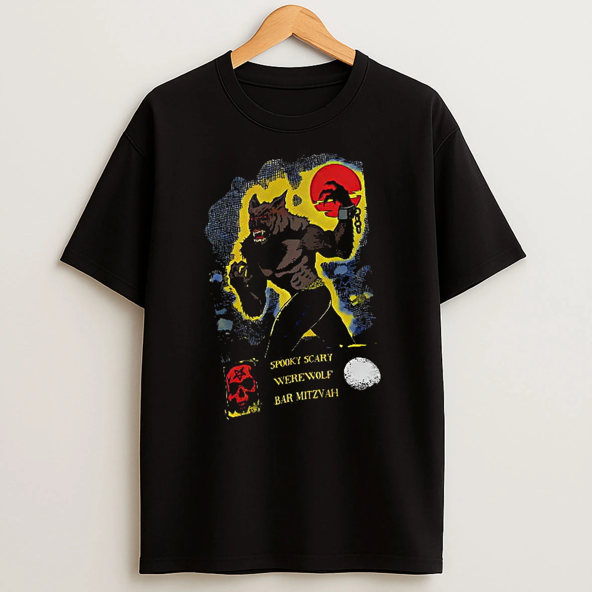 Officials Spooky Scary Werewolf Bar Mitzvah Premium T Shirt Sweatshirt Hoodie