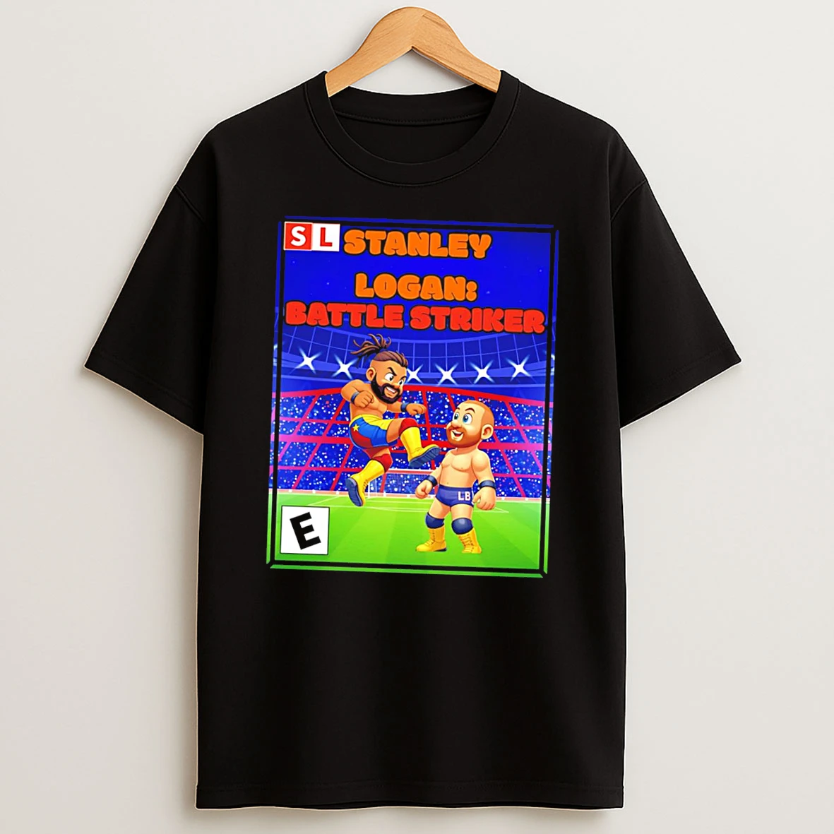 Officials Stanley Logan Battle Striker Wrestling Tee T Shirt Sweatshirt