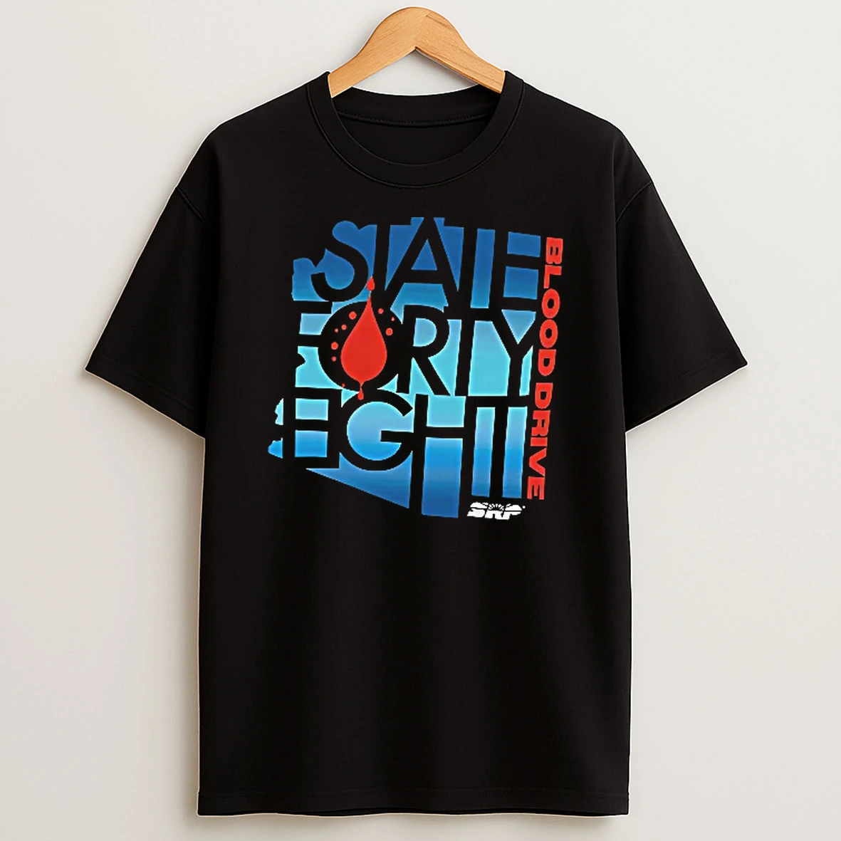Officials State Forty Eight Blood Drive Arizona Outline Logo T Shirt Sweatshirt