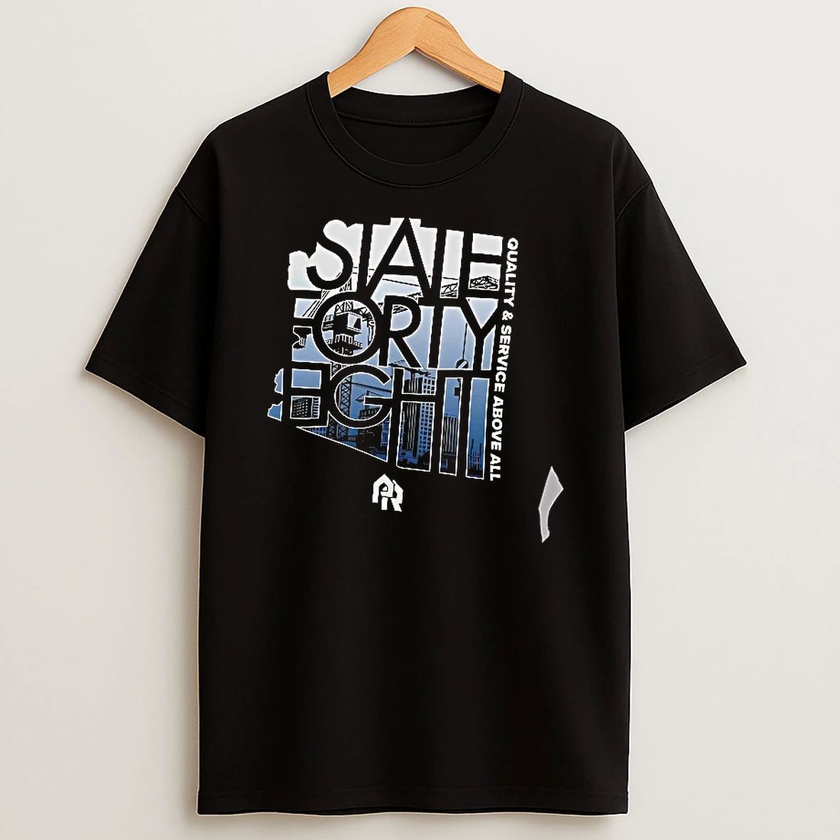 Officials State Forty Eight Quality And Service Above All Arizona Construction Skyline T Shirt Sweatshirt