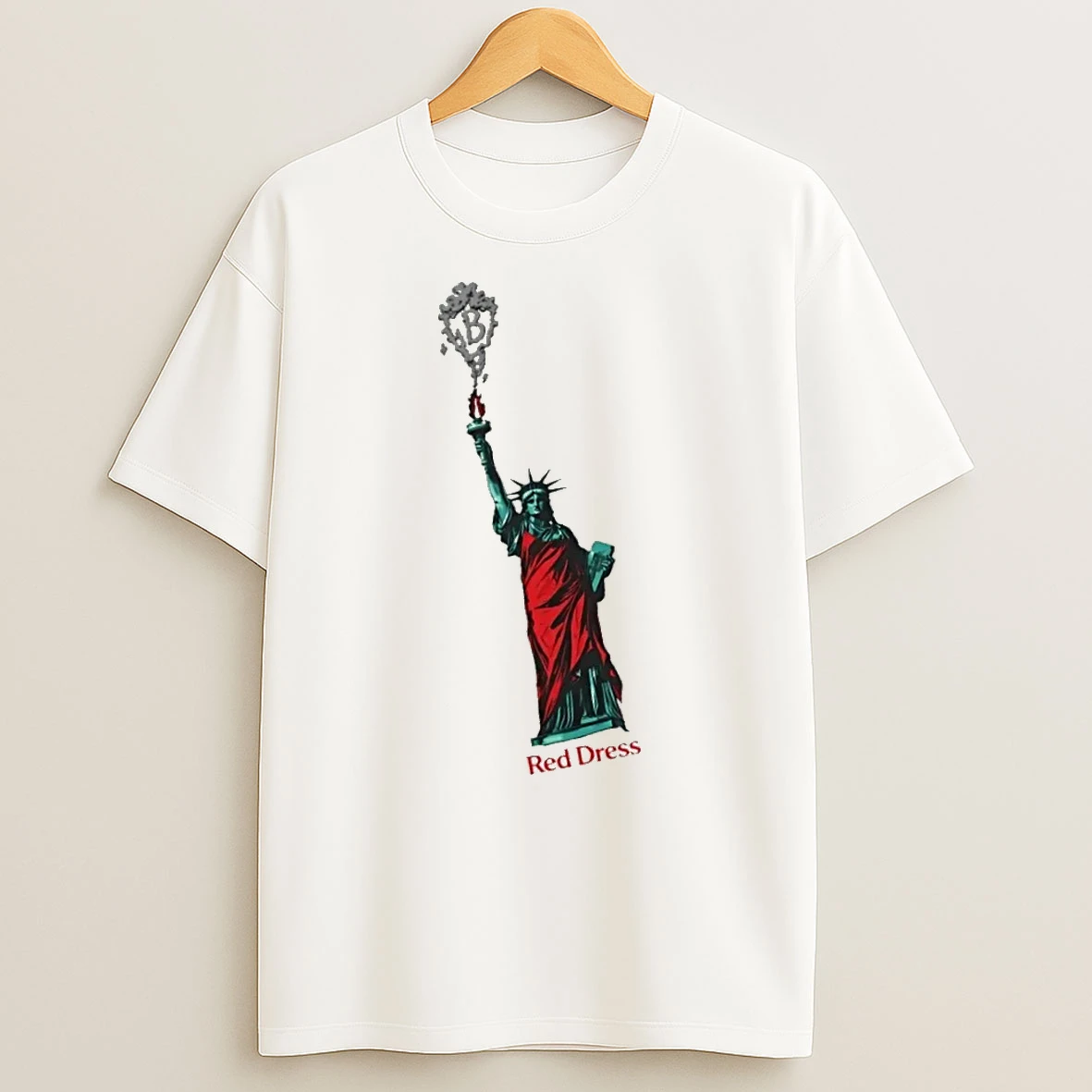 Officials Statue Of Liberty Red Dress T Shirt Sweatshirt