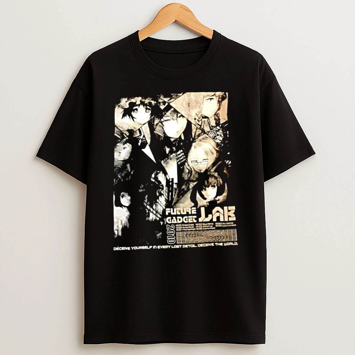 Officials Steins Gate Characters Future Gadget Lab 2010 Deceive Yourself In Every Last Premium T Shirt Sweatshirt Hoodie