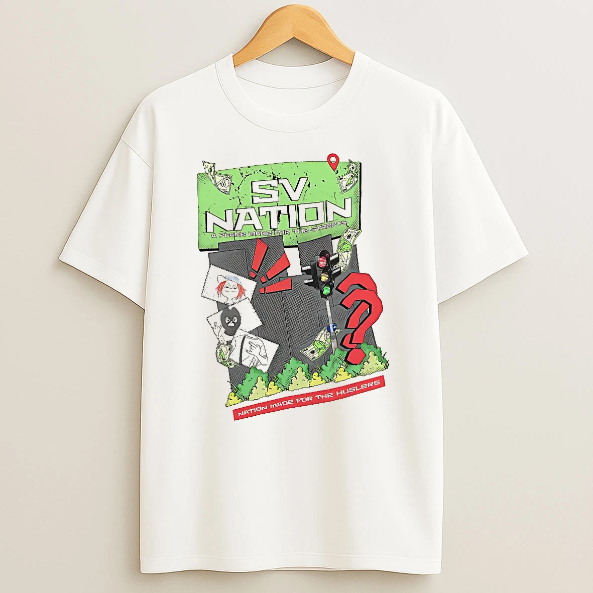 Officials Sv Nation A Place Made For The Streets Nation Made For The Hustlers T Shirt Sweatshirt