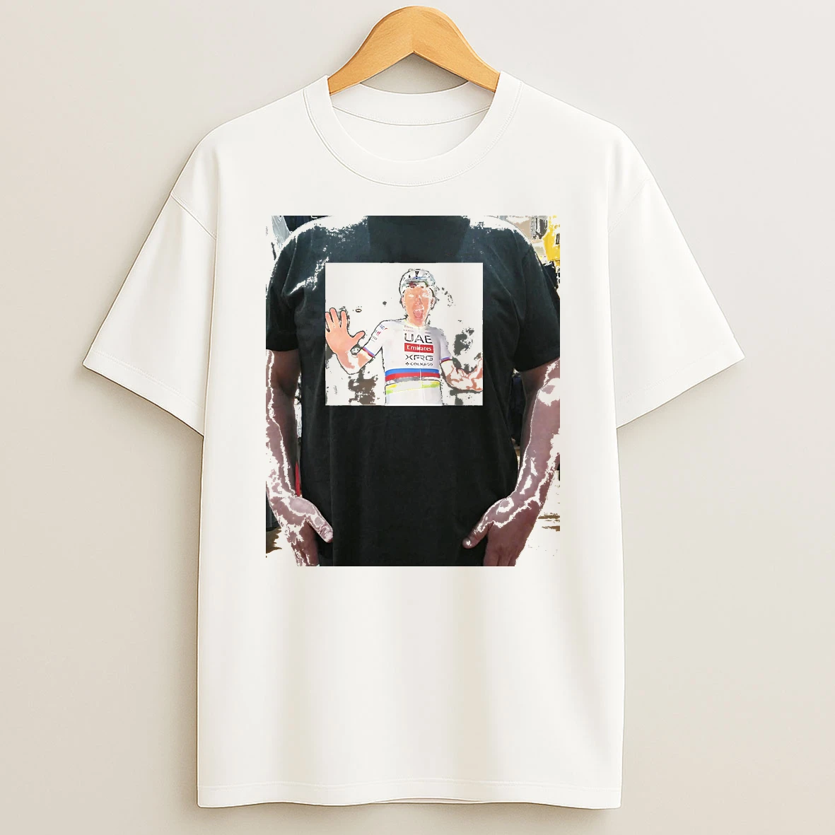 Officials Tadej Pogacar Funny Face Premium T Shirt Sweatshirt Hoodie