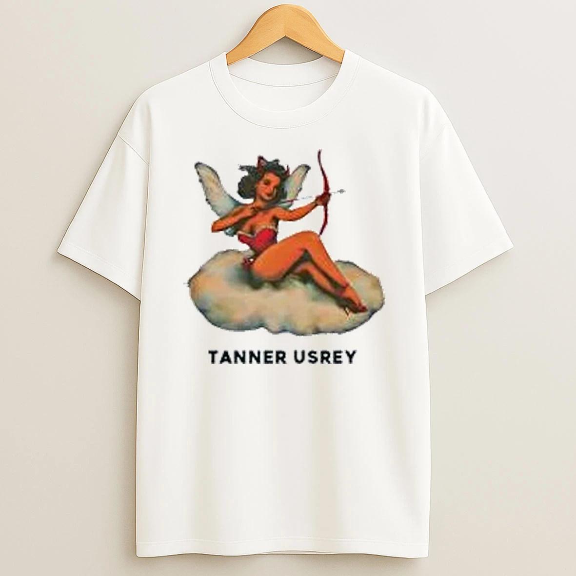 Officials Tanner Usrey Pin Up Devil Cupid Country Music Premium T Shirt Sweatshirt Hoodie