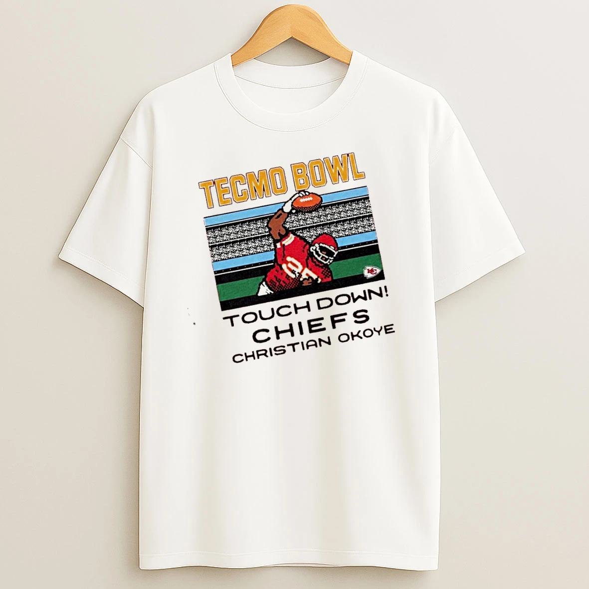 Officials Tecmo Bowl Touchdown Chiefs Christian Okoye T Shirt Sweatshirt