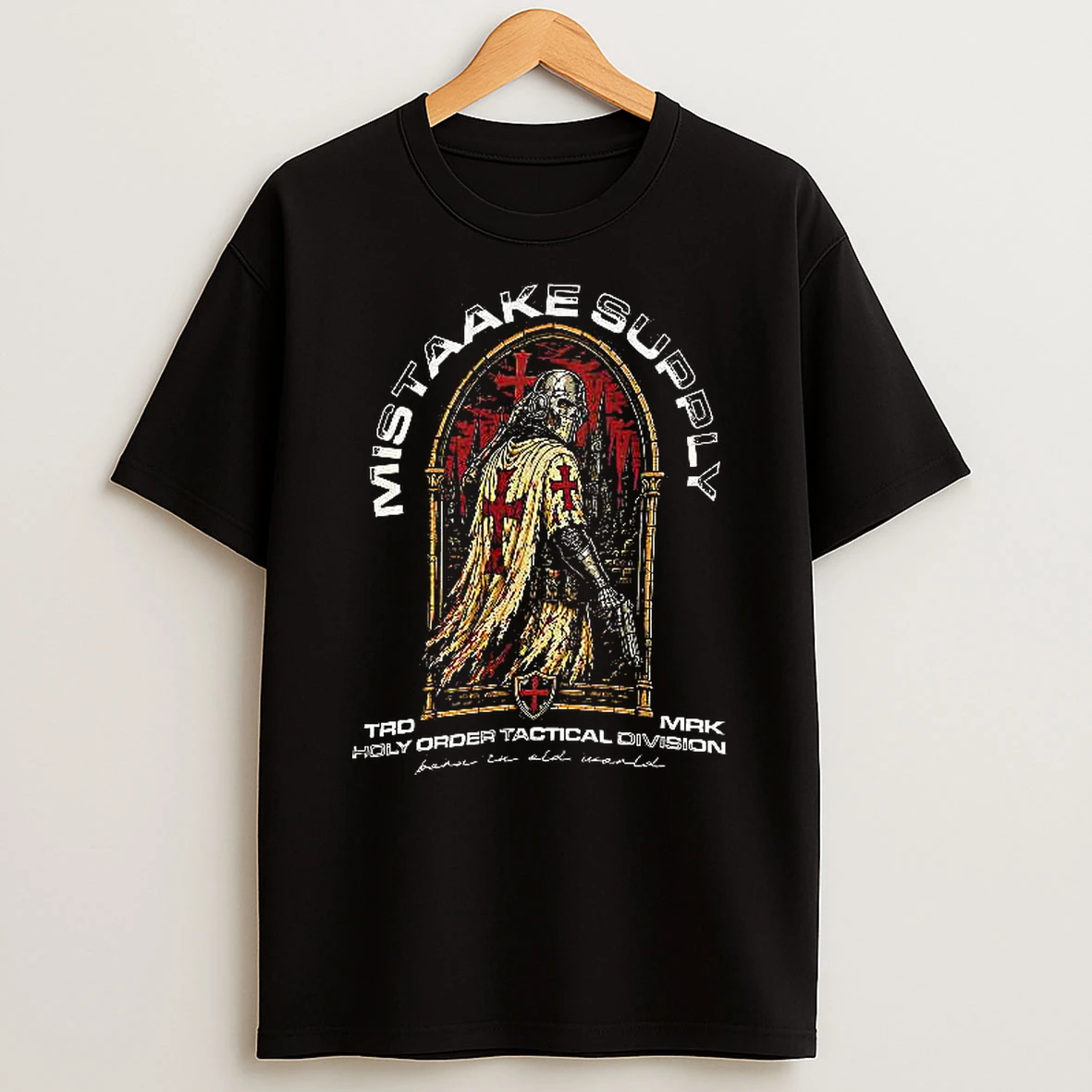Officials Templar Knight Mistaake Supply Holy Order Tactical Division Born In Old World T Shirt Sweatshirt