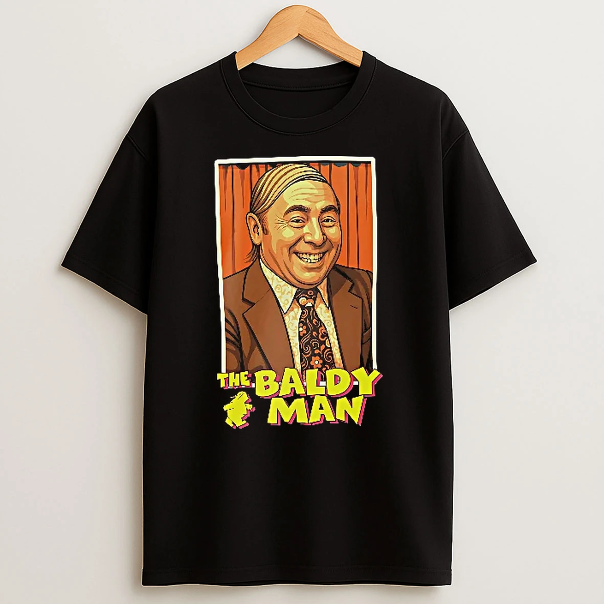 Officials The Baldy Man Cartoon Caricature Smiling Comb Over Curtain Youth T Shirt Sweatshirt
