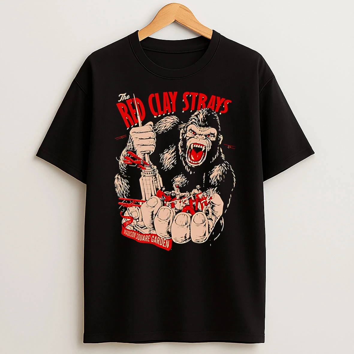 Officials The Red Clay Strays Aug 9 2026 Madison Square Garden King Kong Premium T Shirt Sweatshirt Hoodie