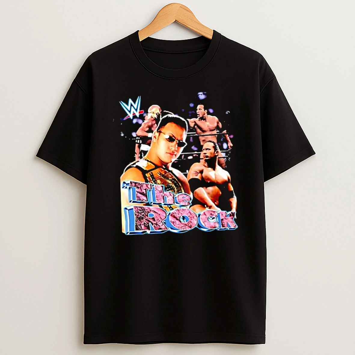 Officials The Rock Dwayne Johnson Wwe Wrestling Championship Premium T Shirt Sweatshirt Hoodie