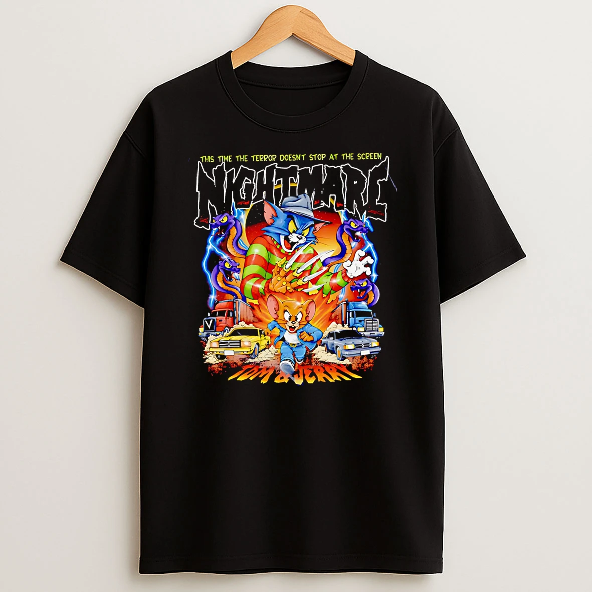 Officials This Time The Terror Doesnt Stop At The Screen Nightmare Tom And Jerry T Shirt Sweatshirt