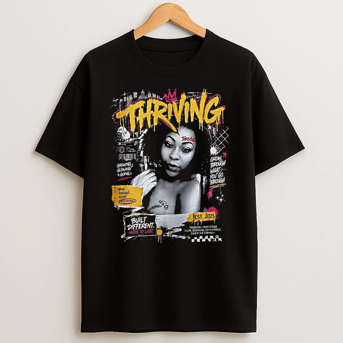 Officials Thriving Mind Focused Heart Unstoppable Built Different Made To Last T Shirt Sweatshirt