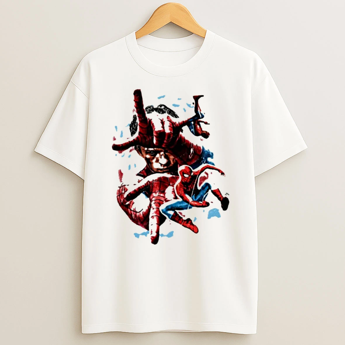 Officials Tom Holland Sense Of A Spider Halftone Collage T Shirt Sweatshirt