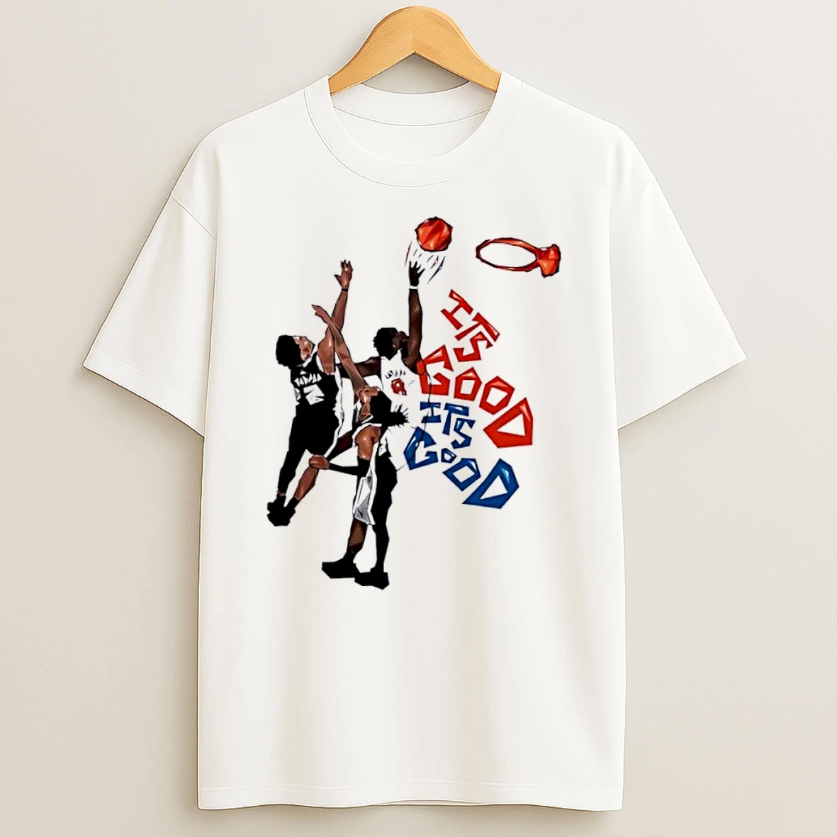 Officials Toronto Raptors Nba Its Good Basketball Players Shooting Rim Ball White Womens T Shirt Sweatshirt