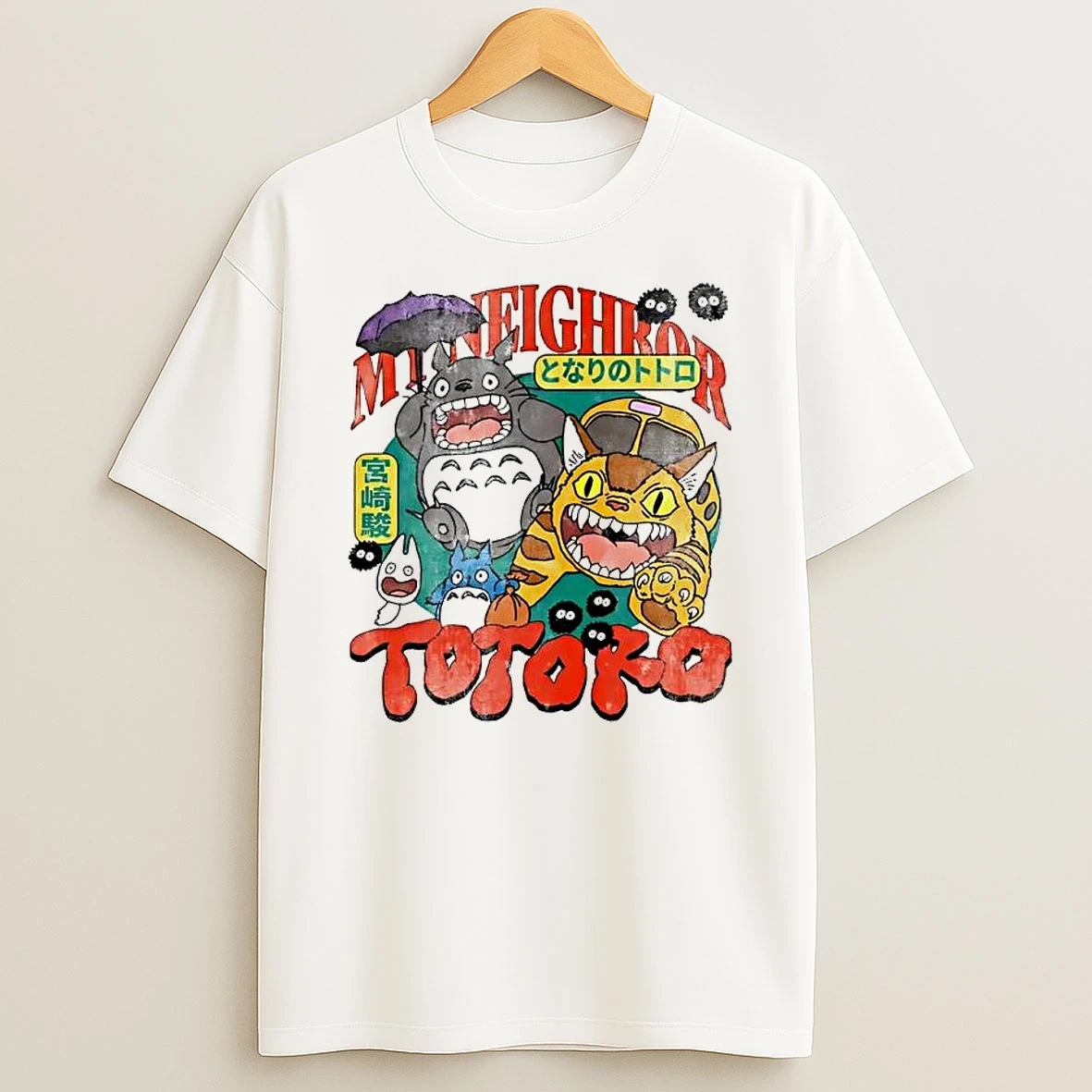 Officials Totoro Catbus My Neighbor Totoro Miyazaki Hayao Studio Ghibli Premium T Shirt Sweatshirt Hoodie