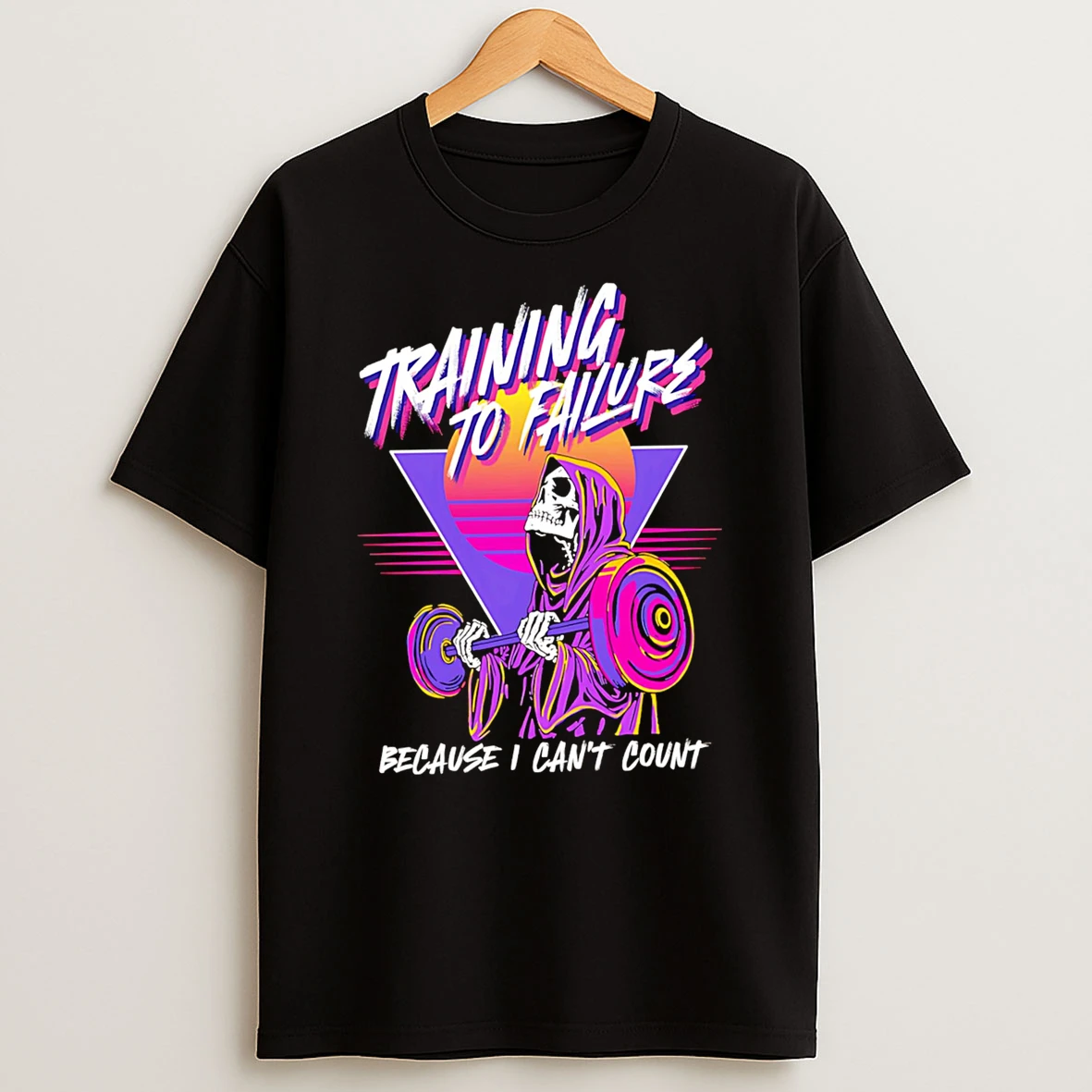 Officials Training To Failure Because I Cant Count Skeleton Lifting Weights Premium T Shirt Sweatshirt Hoodie