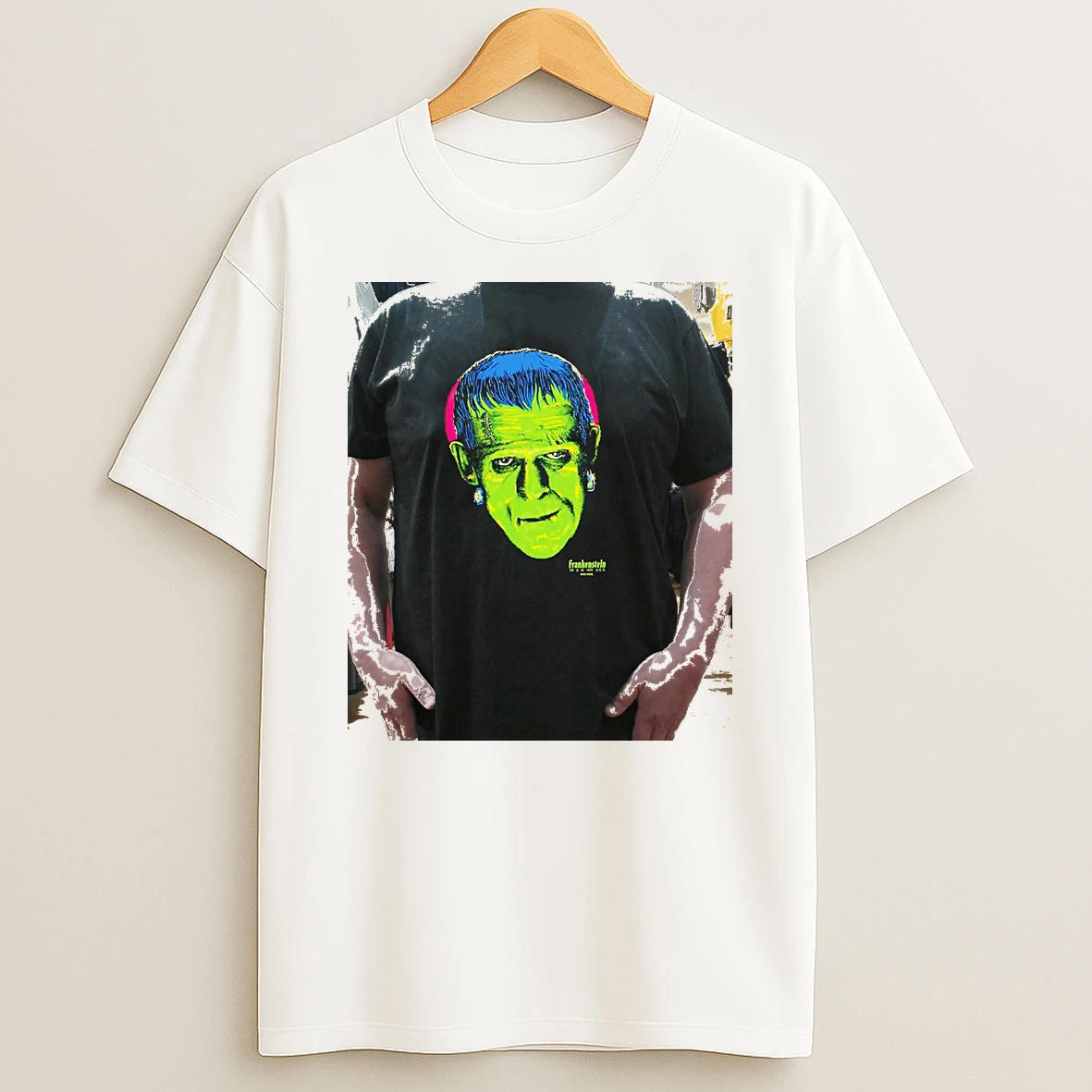 Officials Travis Barker Wearing Frankenstein Premium T Shirt Sweatshirt Hoodie