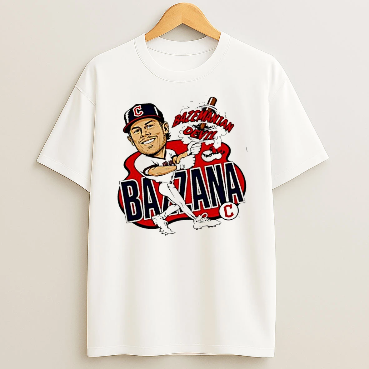 Officials Travis Bazzana Cleveland Guardians Bazamanian Devil Bazana Premium T Shirt Sweatshirt Hoodie